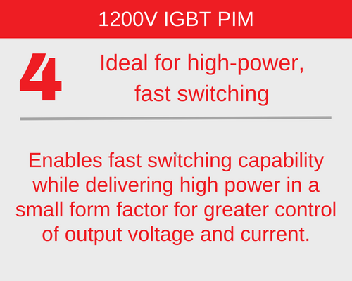 1200V IGBT PIM ideal for high power fast switching MCC-1