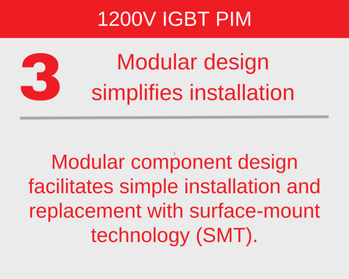 1200V IGBT PIM modular design simplifies installation MCC-1