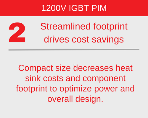1200V IGBT PIM streamlined footprint drives cost savings MCC-1