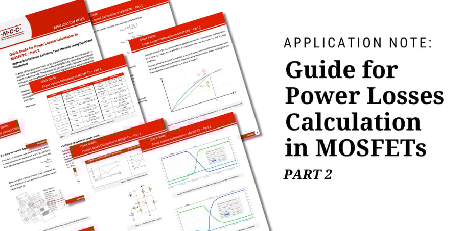 Guide for Power Losses Calculation in MOSFETs part 2