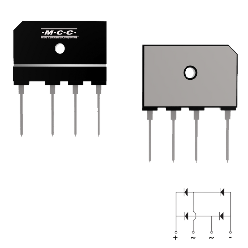 High-Voltage PB-A Bridge Rectifiers PBA2510 PBA3516 - mcc semi - micro commercial components 500x500