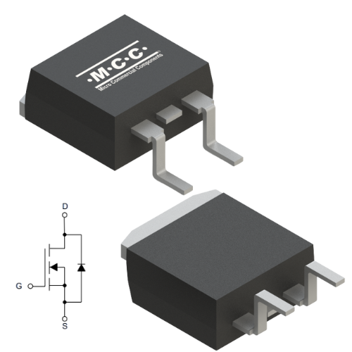 MCB3D0N04YLHE3 40V 3mΩ N-CHANNEL MOSFET D2PAK  - micro commercial components - mcc semi 500x500