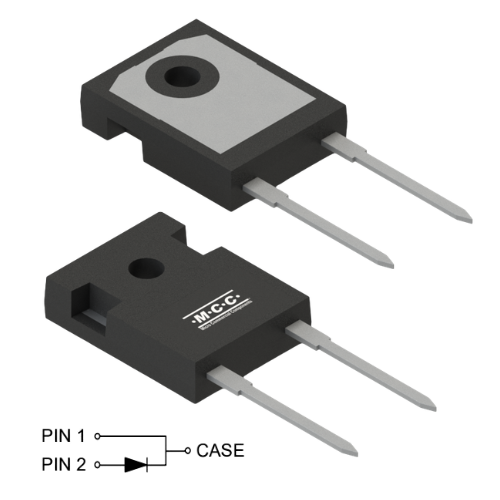 MCC Introduces 1200V Gen6 SiC Schottky Diode in TO-247AD for High-Power Rectification   SICWT40120G6M - mcc semi - micro commercial components