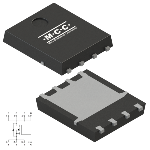 MCC Launches Advanced 200V Power MOSFET for High-Density Systems - MCAC055N20YH - mcc semi - micro commercial components 500x500