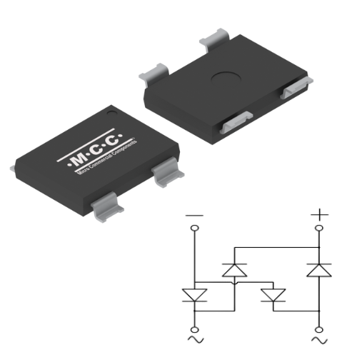 MCC’s Newest 1000V Fast Recovery Bridge Rectifiers mcc semi micro commercial components 500x500