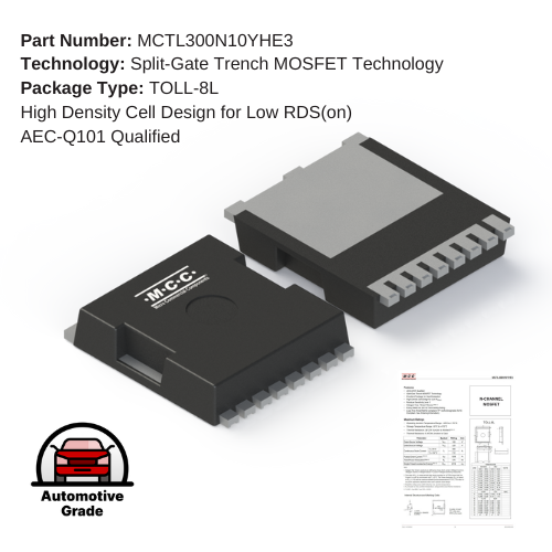 MCTL300N10YHE3 power mosfet TOLL - mcc semi micro commercial components (1)