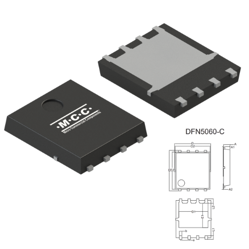 Optimized Power Switching MCC’s 40V N-Channel MOSFET in DFN-5060-C Package - MCACL280N04Y - mcc semi - micro commercial components 500x500
