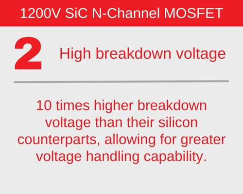 SiC N-channel MOSFET High breakdown voltage MCC-2