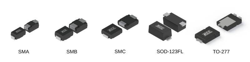 Surface-Mount & Bridge Rectifiers  Vietnam Country of Origin  - packages - mcc semi - micro commercial components 