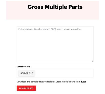 example cross multiple parts enter part numbers - mcc semi - micro commercial components