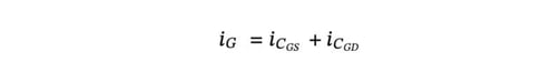 iG =iCGS+iCGD gate current Application Note Guide for power losses calculation in MOSFET mcc semi micro commercial components  1000 x 150