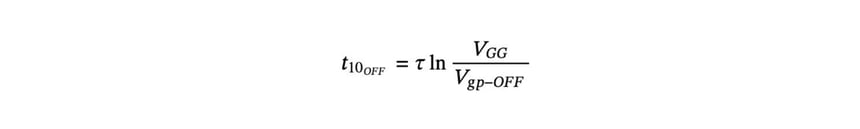 t10off Application Note Guide for power losses calculation in MOSFET mcc semi micro commercial components  1000 x 150