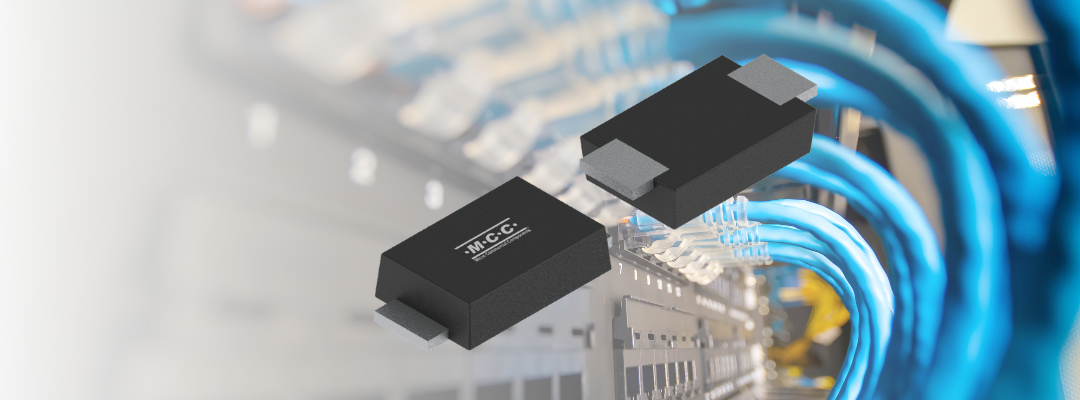 MCC’s 1W ZENER SMAF Series Diodes in Advanced DO-221AC (SMA-FL) Package